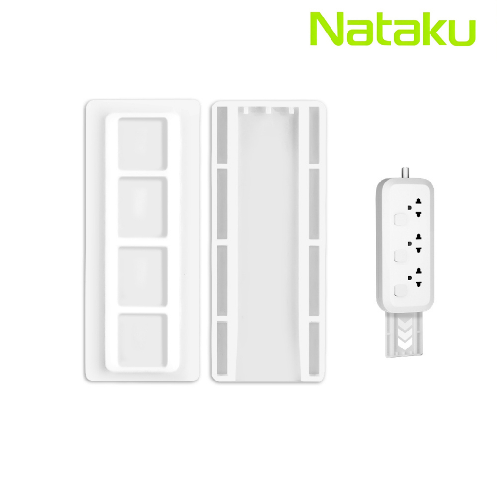 ตัวยึดปลั๊กไฟติดผนัง Power Strip Holder กาวแน่น ไม่ต้องเจาะ ถอดง่าย ไม่ทิ้งคราบ Simple Light