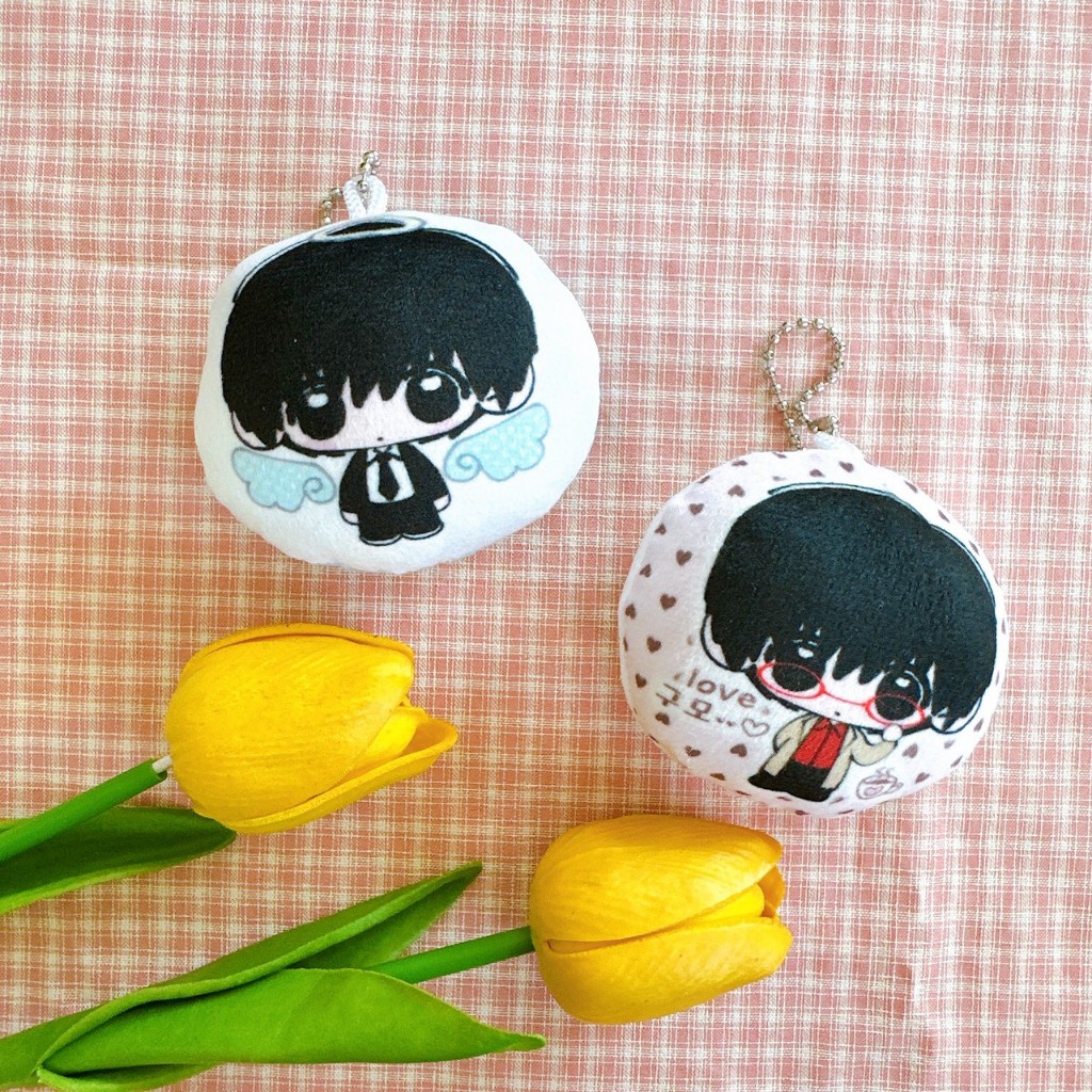 (✅พร้อมส่ง) Cushin Keychain พวงกุญแจนุ่ม Nagumo : Sakamoto Days (เซ็ต 2ชิ้น)
