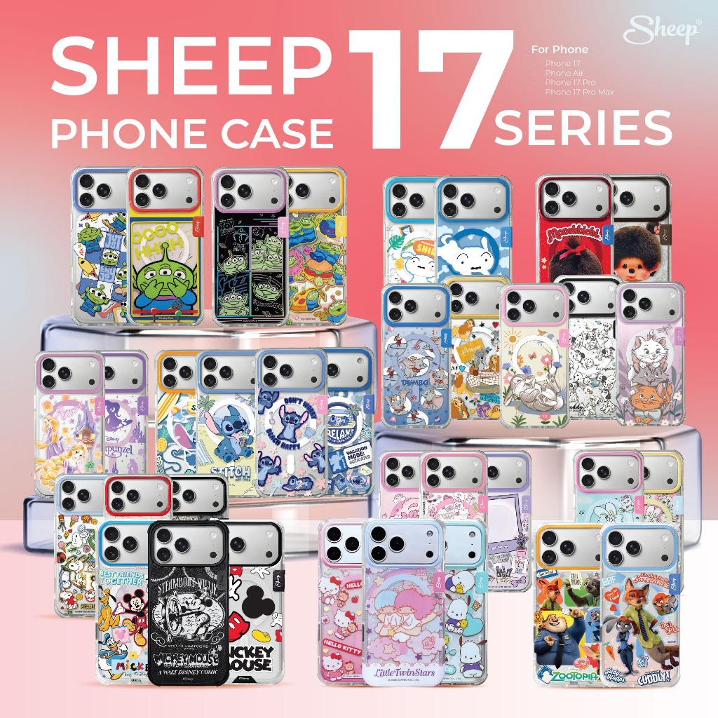[For iPhone 17 Series Collection 1] เคสสำหรับไอโฟน 17 / 17 Air  / 17 Pro /17 Pro Max เคสรองรับชาร์จแม่เหล็ก ลิขสิทธิ์แท้