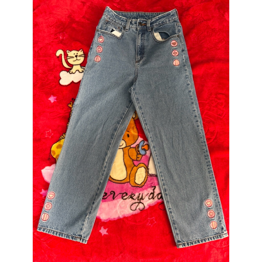 กางเกง  jelly bunny size xs เอว26สะโพก36*ตำภาพสุดท้ายค่ะ
