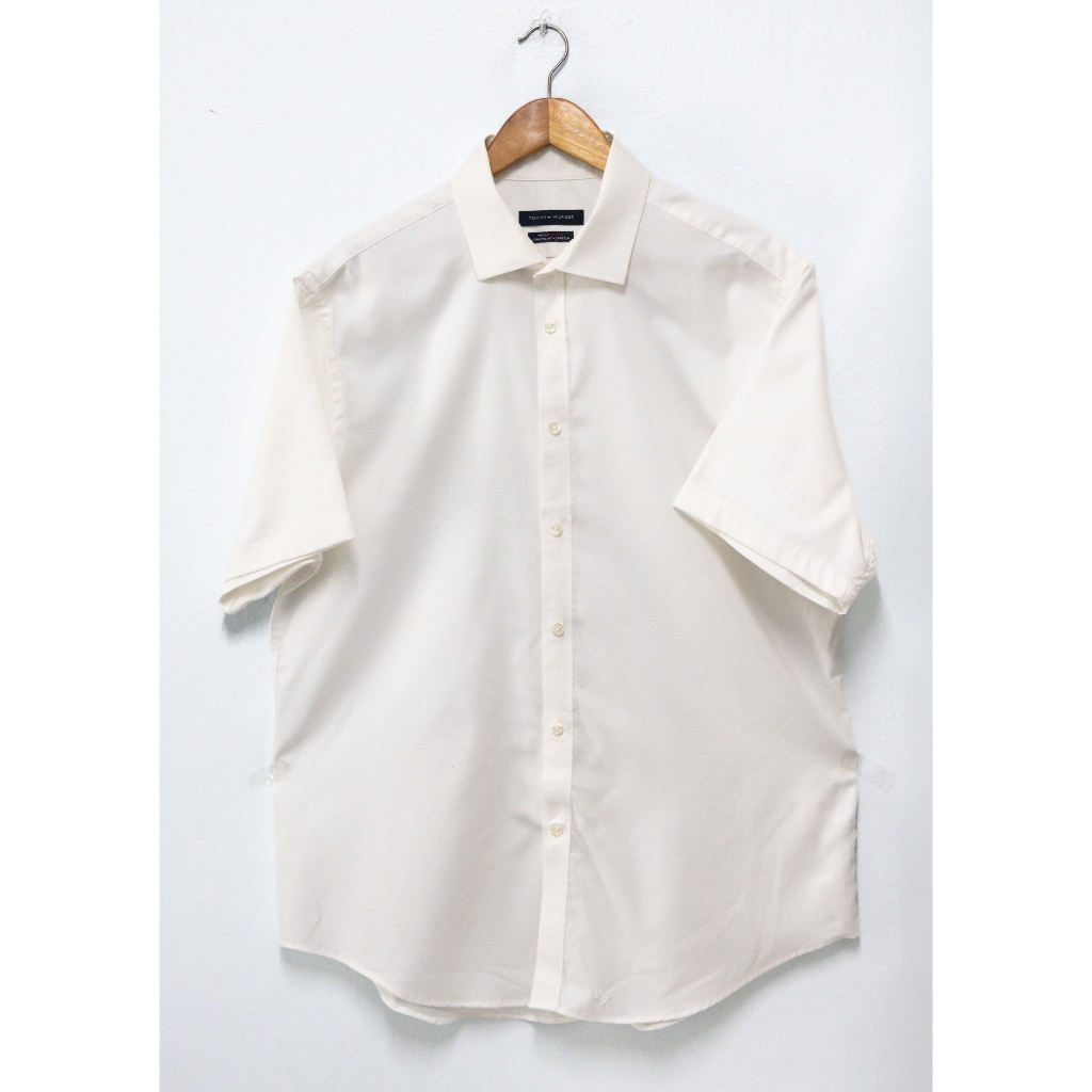 เสื้อเชิ้ตแขนสั้น Tommy Hilfiger TH Flex Stretch Shirt (Short Sleeve)