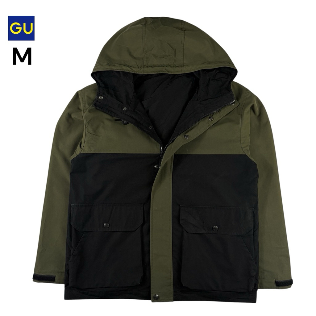 เสื้อแจ็คเก็ต Parka GUผช มือสองของแท้