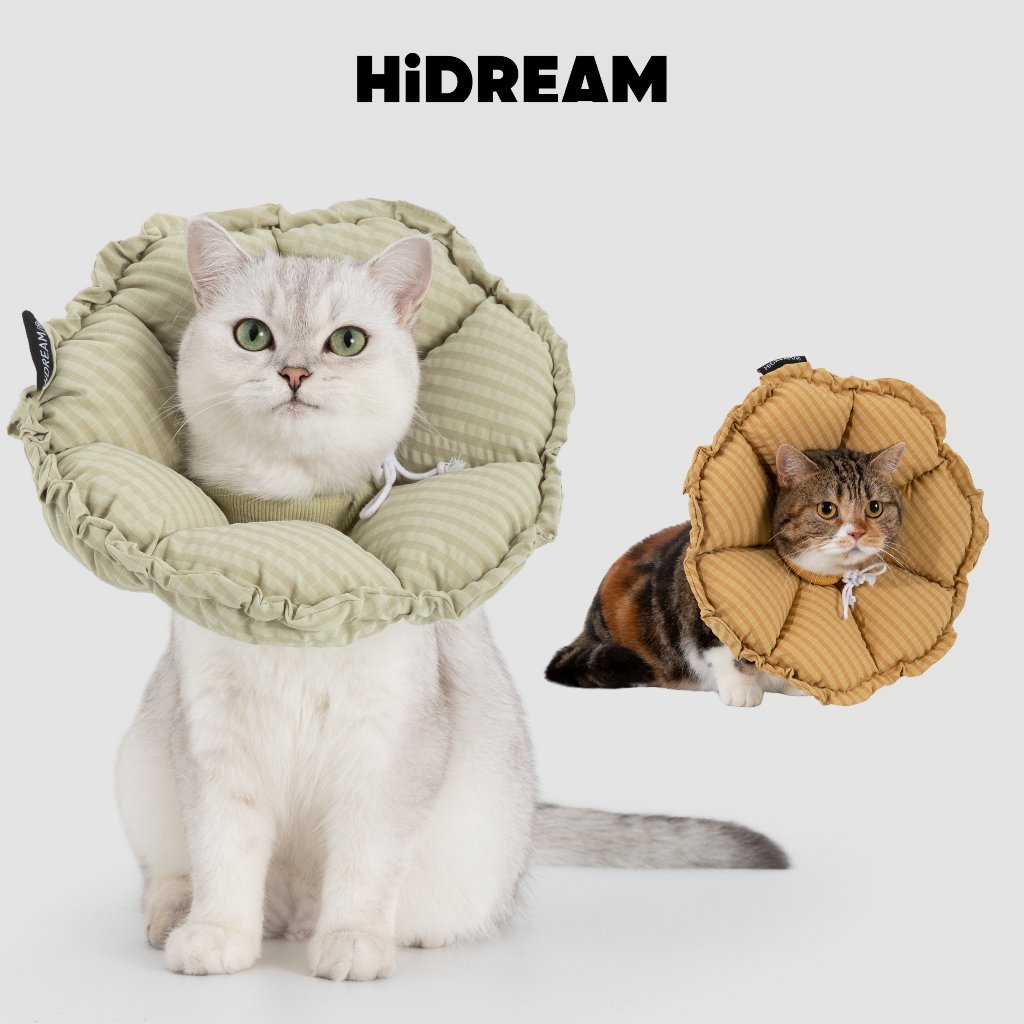 [ส่งด่วน] HiDREAM ปลอกคอกันเลียแผล Pet Elizabeth Collar นุ่มกันน้ำ ปรับกระชับได้ ป้องกันดี ใส่สบาย