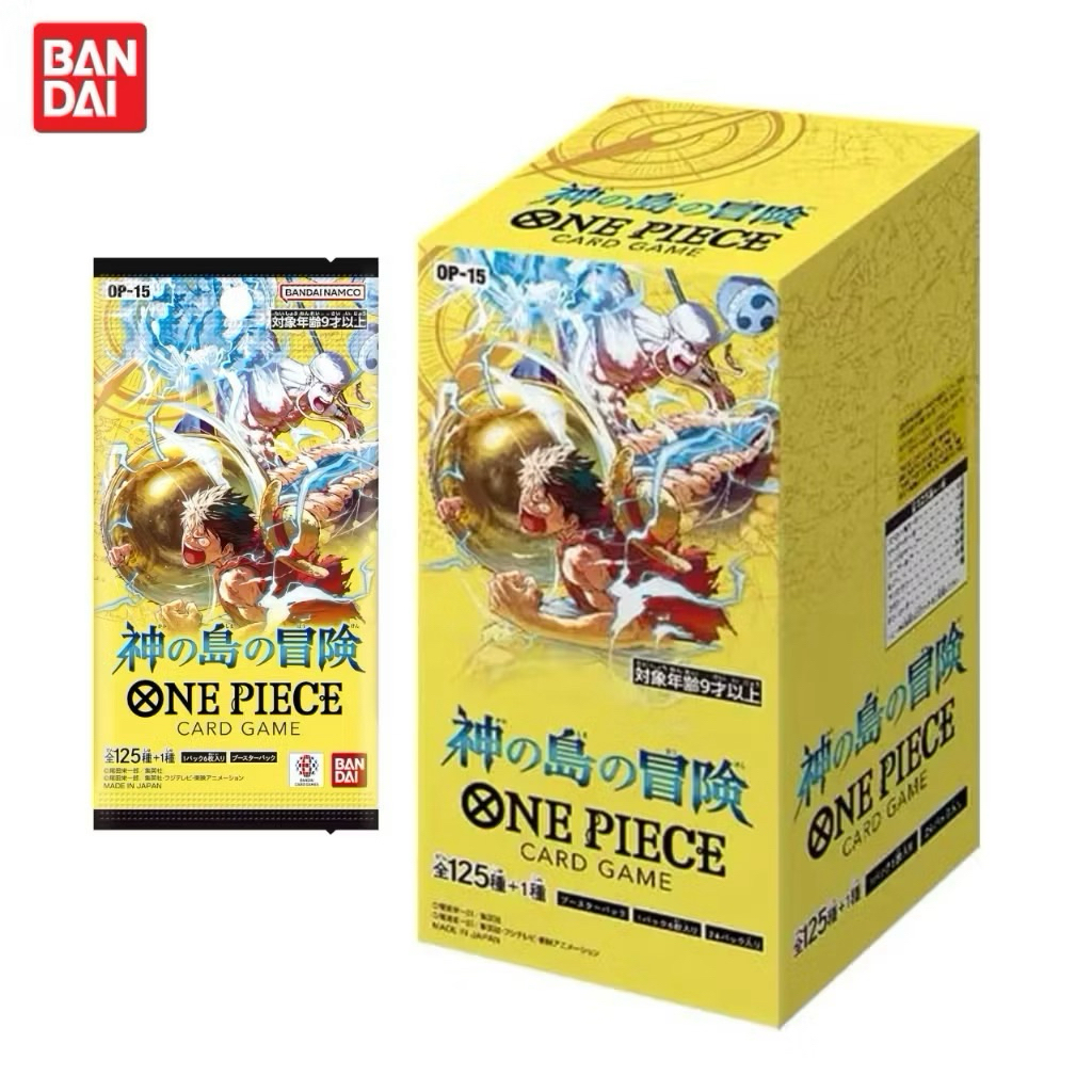 [OP-15] One Piece การ์ดวันพีช [ภาษาญี่ปุ่น][Japan] Bandai แท้ Booster Pack เทปใส op15