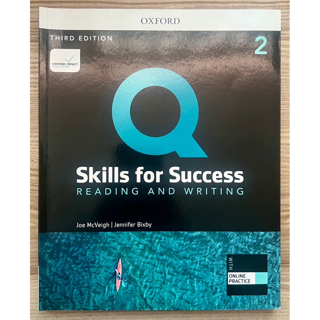 หนังสือมือสอง Q: Skills for Success  3rd ED 2 พร้อม iQ Online Practice