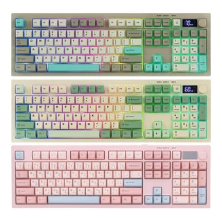 WIRELESS KEYBOARD (คีย์บอร์ดไร้สาย) AULA S102 PRO - MEMBRANE SWITCH RGB EN/TH