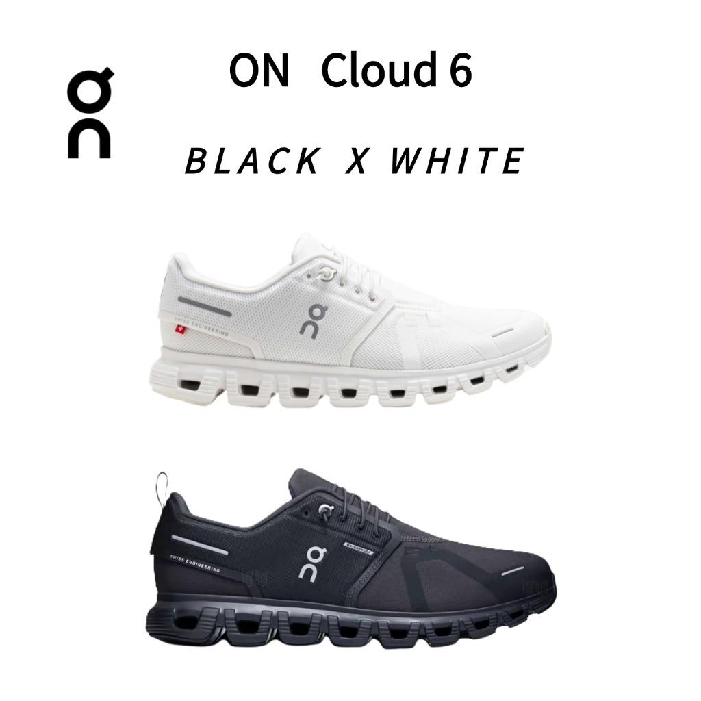 On Running Cloud 6 Waterproof ของแท้จาก Official Store รองเท้ากันน้ำ สบายยิ่งขึ้น ระบายอากาศดี เหมาะวิ่ง เดิน ท่องเที่ยว
