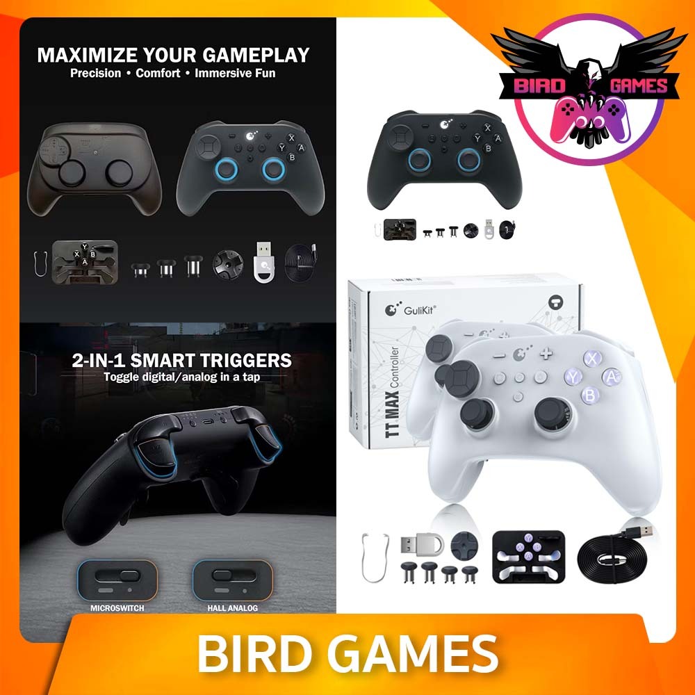 GuliKit TT MAX For Switch / Xbox / PC / Android / iOS (Joy-Pro Switch Controller)(จอย GuliKit)(NS69)