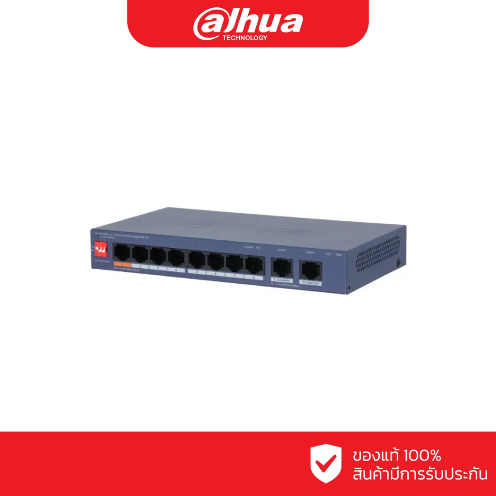 DAHUA DH-CS4010-8ET2GT-60 10-Port Cloud Managed Desktop Switch with 8-Port PoE