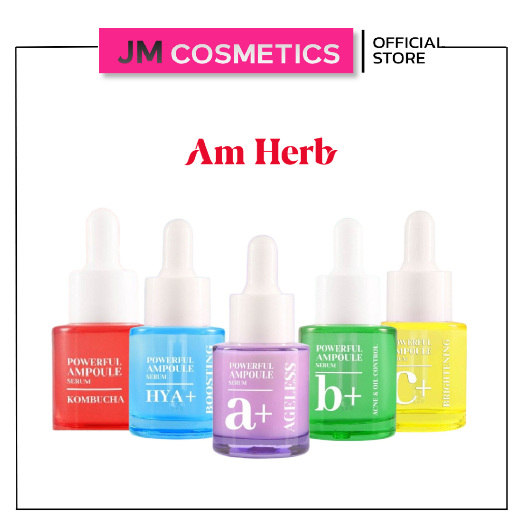 Am Herb Powerful Ampoule Serum อัมเฮิร์บ พาวเวอร์ฟูล แอมพลู เซรั่ม ผิวมันเป็นสิว ลดรอยสิว,ฝ้า,กระ คร