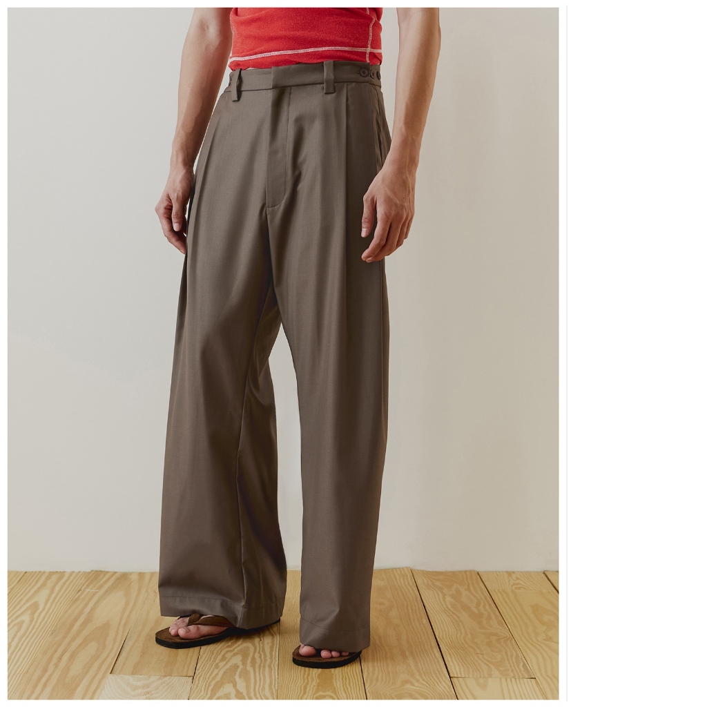 LUCKY LOVE PANTS (BROWN) - กางเกงขายาวผู้ชาย