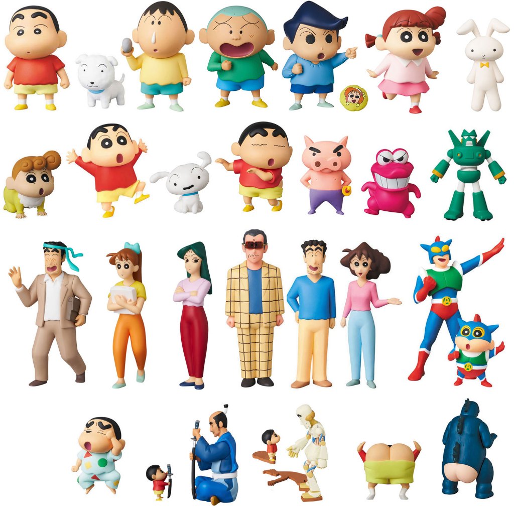 **ของแท้ พร้อมส่ง** UDF Crayon Shin-chan ชินจังจอมแก่น ชินจัง เนเน่ ฮิโรชิ มิซาเอะ