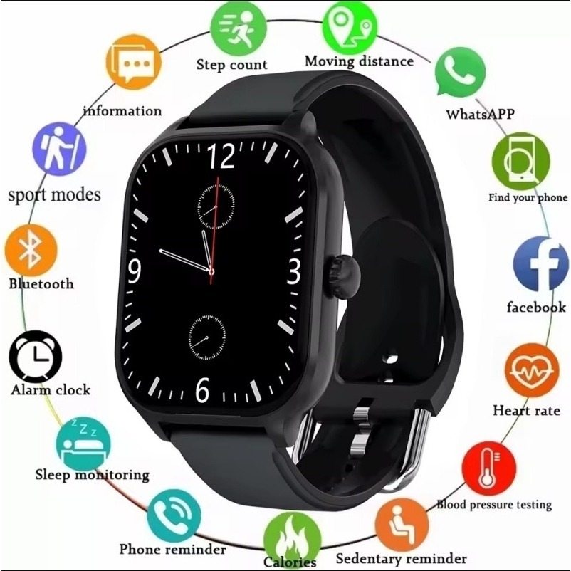【Local shipment】Latest Laxasfit H9 Pro Max Smart Watch 2.01 Inch HD Display Answer Make Call Message