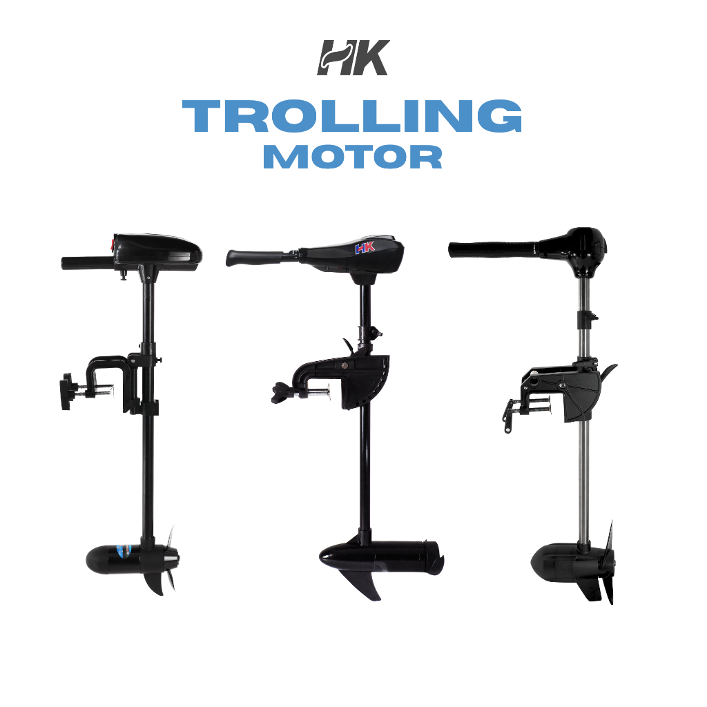 มอเตอร์ไกด์ Motor guide HK 18-60lbs มอเตอร์ติดท้ายเรือ ใช้กับเรือได้ทุกประเภท รับประกันศูนย์ไทย
