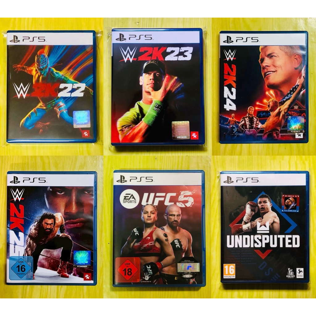 PS5 Games #2 [VS] มวยปล้ำ WW2K,UFC,