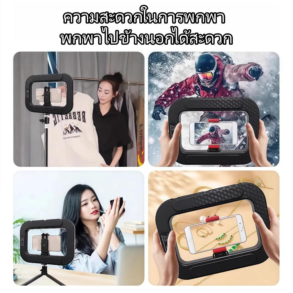 ไฟวงแหวน LED YM300 ใช้งานได้หลากหลาย camera light stand รูปที่ 6