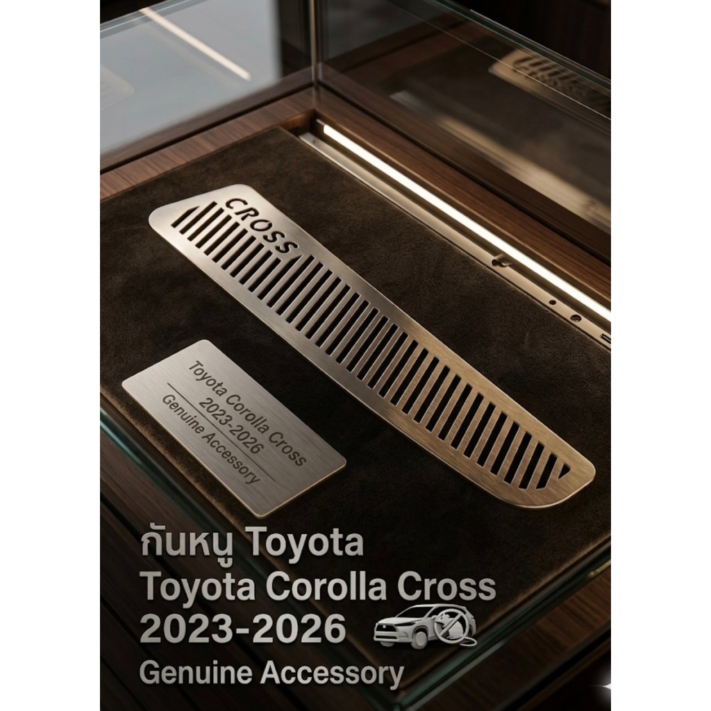 New Cross 2023-2026 กันหนูลายขวาง Toyota Cross ใหม่ / coroll Cross 2023-2026 new cross
