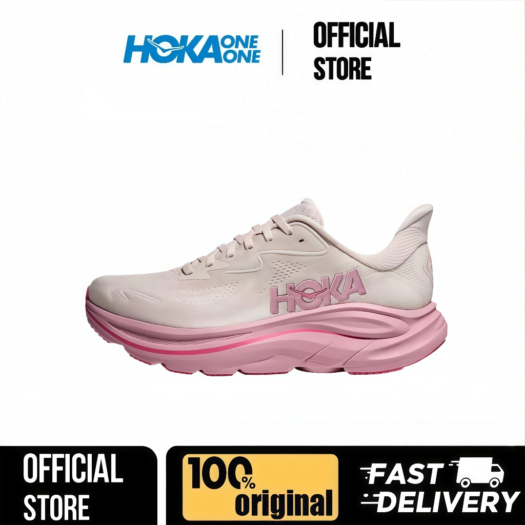 HOKA ONE ONE Clifton 10 รองเท้าวิ่งสำหรับผู้หญิง ออกแบบเพื่อกันกระแทก ระบายอากาศดี และมีน้ำหนักเบา