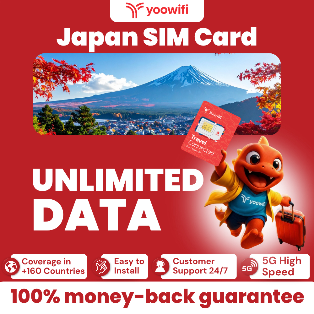 【Yoowifi】SIM Card ญี่ปุ่น｜รองรับ 5G/4G｜ไม่ต้องใช้ VPN｜ซิมเน็ตเดินทางจีน｜ใช้งานง่าย พร้อมใช้งาน