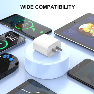 รับประกัน1ปี ชุดชาร์จ 9V Chargerhead USBC 20W 30W 45W Chargingcable Typec Fastcharging สำหรับ Android i15 i16 i17