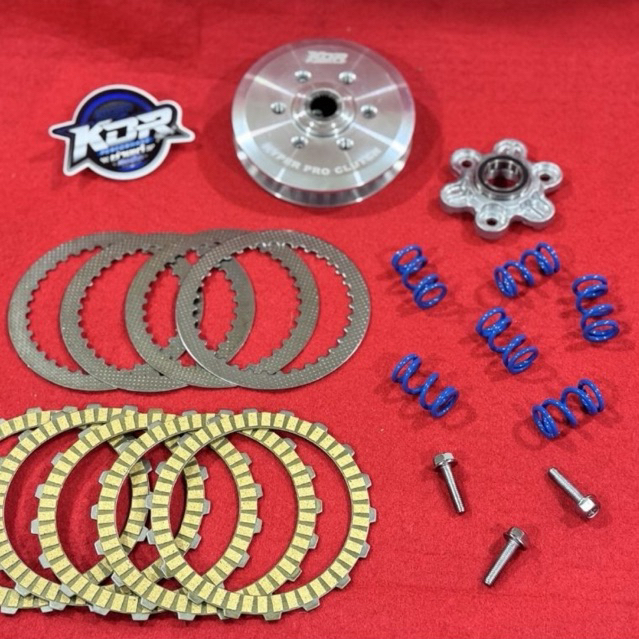 คลัท W125 ตรงรุ่นใส่กับรังคลัทเดิม 5แผ่น พร้อมรังคลัท พร้อมสปริงแต่ง KDR