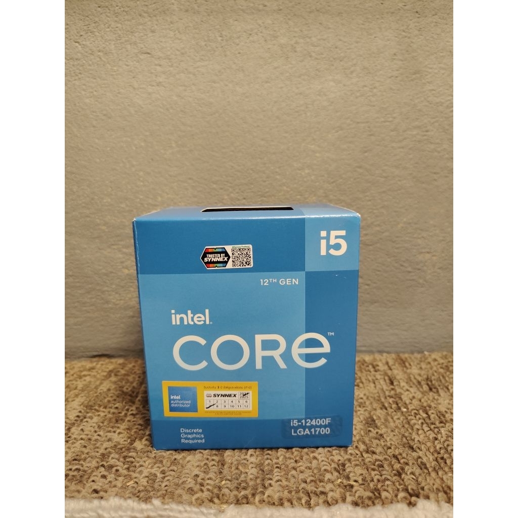 CPU INTEL CORE I5-12400F 2.5 GHz 6C/12T(LGA 1700) ราคาเบาๆ