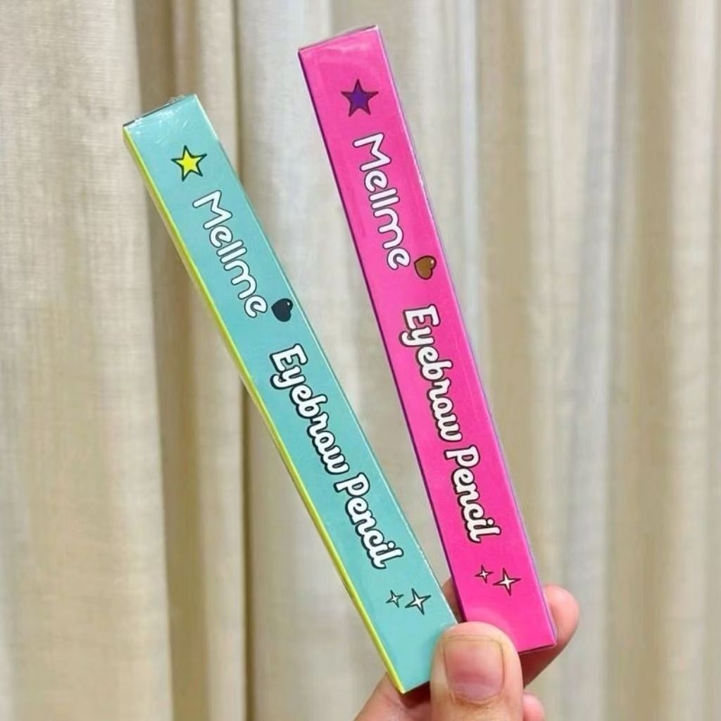 MELLME – EYEBROW PENCIL  ดินสอเขียนคิ้ว เขียนง่าย เส้นคมชัด พร้อมหัวแปรงปัดคิ้วในแท่งเดียว
