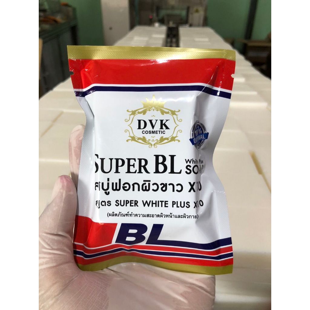 BL AURA Bright whitening Soap สบู่ บีแอล ออร่าไวร์ท ไวท์เทนนิ่ง  สบู่ฟอกขาว*10