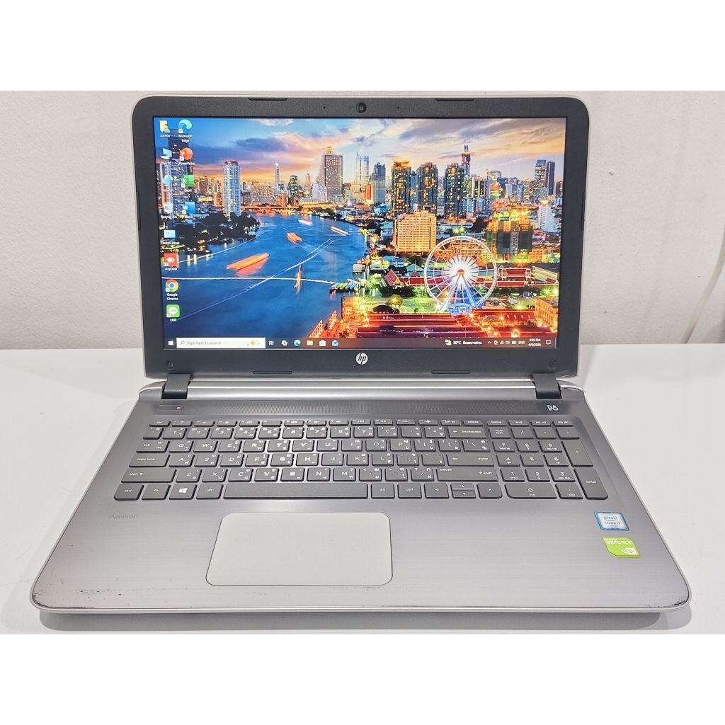 Notebook โน๊ตบุ๊ค มือสอง ราคาถูกๆ รุ่น HP Pavilion i7 Gen6 ram 12G มีการ์ดจอแยก 4G เครื่องรวมสวย