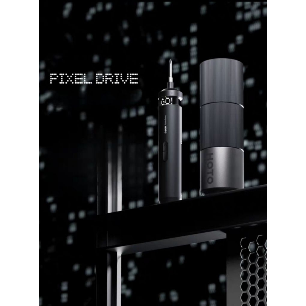 ชุดเครื่องมือซ่อม ไขควงไฟฟ้าแรงบิด HOTO PixelDrive Electric Screwdriver, Smart Display, 6 Torque Set