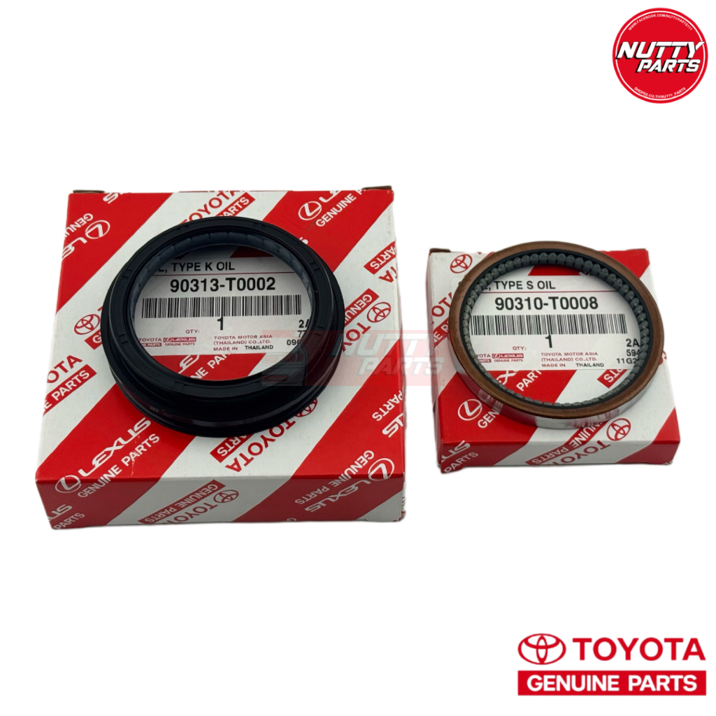 อะไหล่แท้ ซีลเพลาขับหลัง นอก ใน TOYOTA VIGO FORTUNER REVO ปี08-ON 90313-T0002/90310-T0008