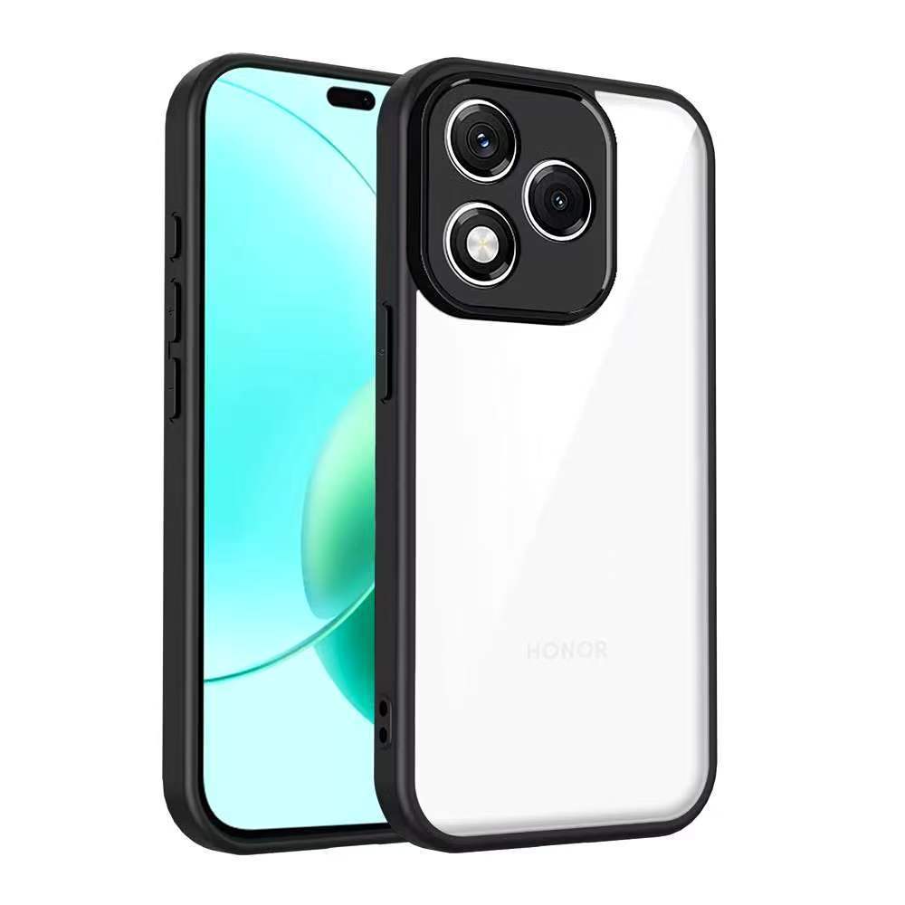 HONOR X8d 5G/HONOR 600Lite 5G(ส่งในไทย)เคสกันกระแทกขอบสีหลังใสHonor 600 Lite/Honor X8dตรงรุ่น