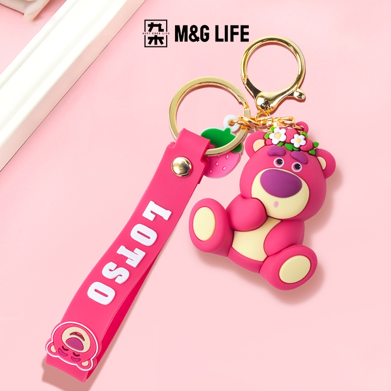 M&G LIFE x Disney Toy Story Lotso Keychain Charm Cute Dolls Charm