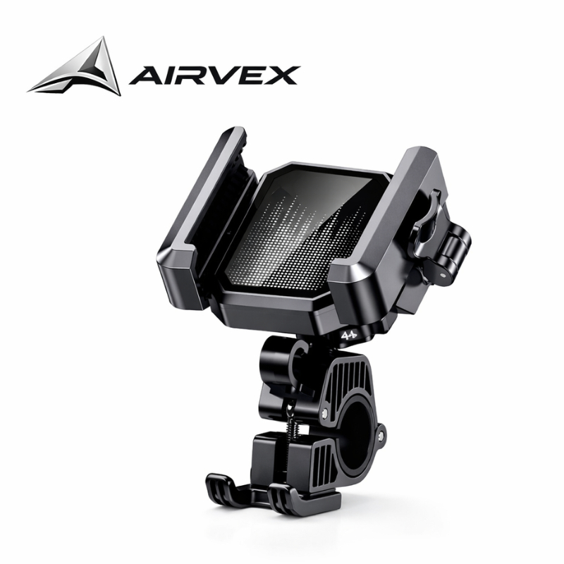 AIRVEX ที่วางโทรศัพท์มือถือ กันกระแทก 360 สําหรับจักรยาน° ที่วางโทรศัพท์มือถือ แบบปลดเร็ว หมุนได้ อุปกรณ์เสริม สําหรับ
