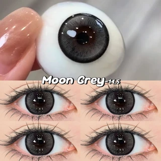 [📢FDA-approved❗]【ซื้อ2คู่แถม ยาหยอดตา】Midroo [COD] เลนส์บิ๊กอายน่ารัก ขยายรูม่านตา Moon Grey-14.5 รายเดือน