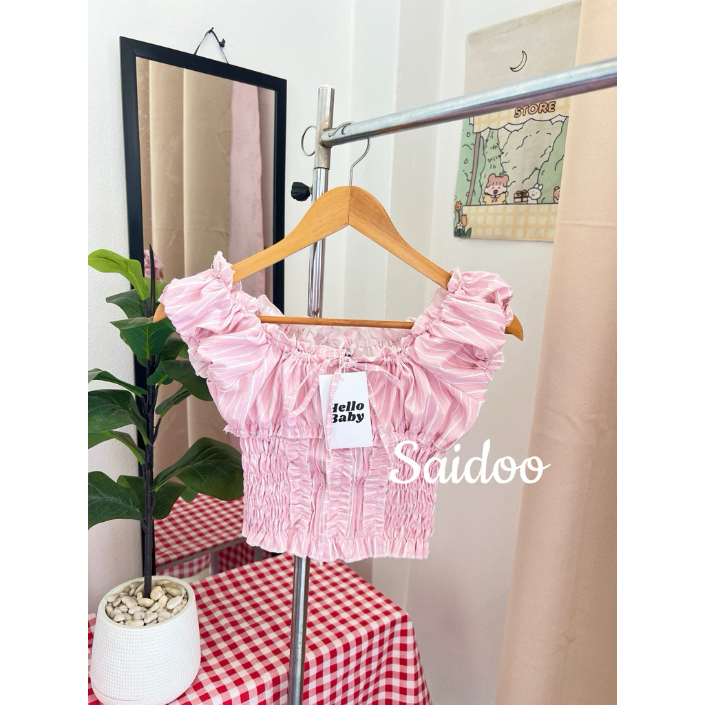 ✨👚 เสื้อชั่นป้าย Hello Baby 👚✨