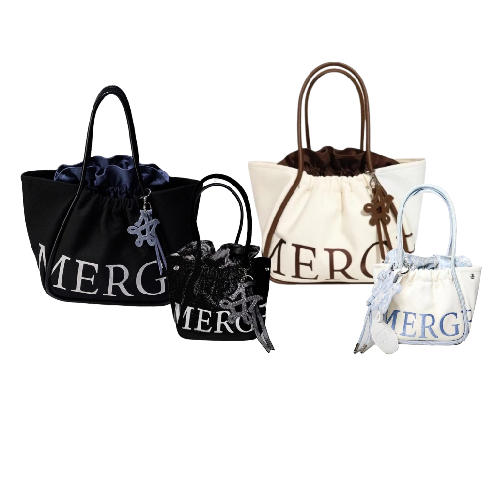 【ของแท้ 100 %】MERGE A DAY/Merge กระเป๋า official กระเป๋าถือ สะพายข้าง