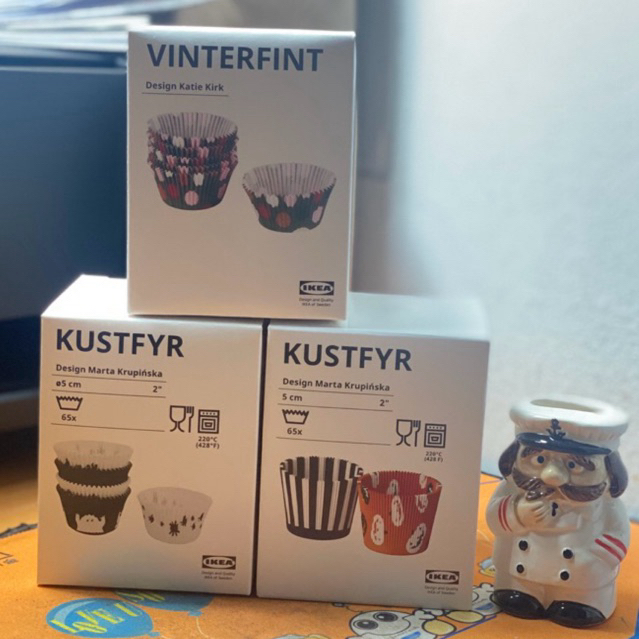 ถ้วยกระดาษอบขนม ถ้วยจีบใส่มัฟฟิน มีหลายลายให้เลือก จำนวน 65 ชิ้น/แพ็ค IKEA