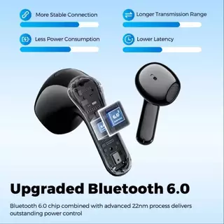 🇹🇭ประกันศูนย์ไทย SoundPEATS Air6 HS หูฟัง BT6.0 Hi-Res LDAC หูฟังไร้สาย มี Game Mode True Wireless