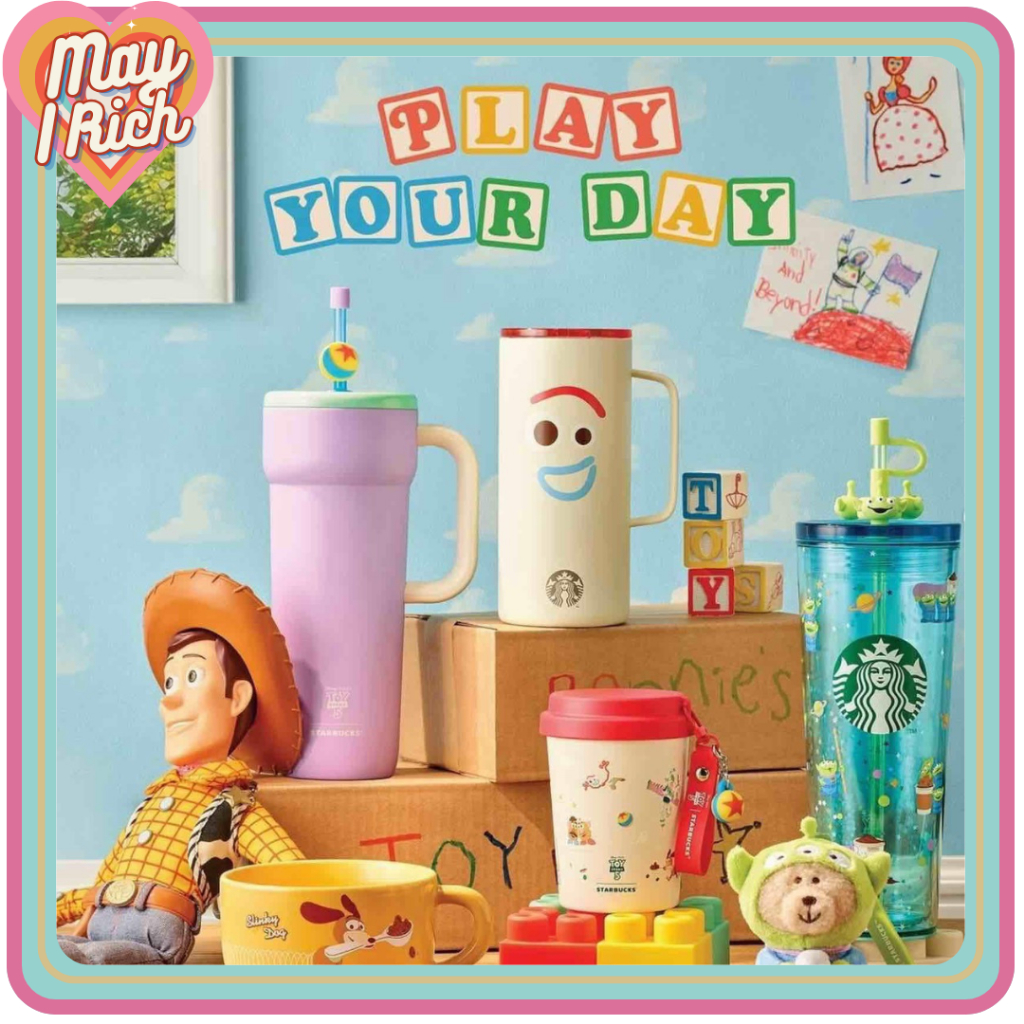 [พร้อมส่งด่วน] Starbucks x Toy Story | แก้วสตาร์บัคส์ทอยสตอรี่ ช้อปเกาหลี ของแท้ 100%
