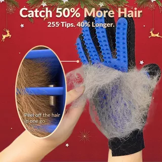 【PetZap】 พร้อมส่ง COD ถุงมือแปรงขนสัตว์เลี้ยง True Touch นวดผ่อนคลาย กำจัดขนร่วง ขนลอย สำหรับแมว สุนัข ทนทาน ดี