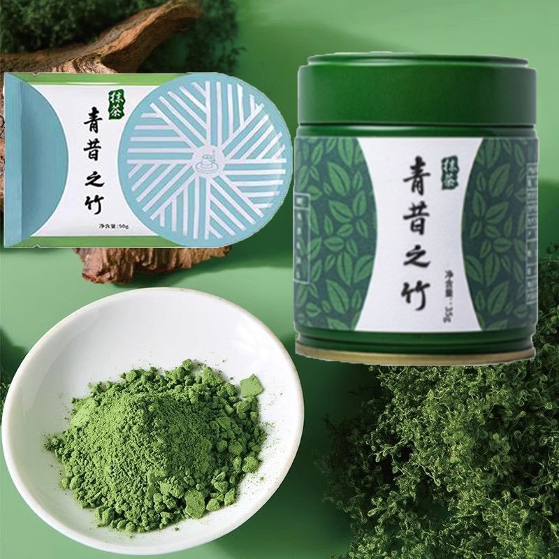 🍵 Qingxiผงมัทฉะเกรดสำหรับใช้ตามหลักมารยาทmatcha 50