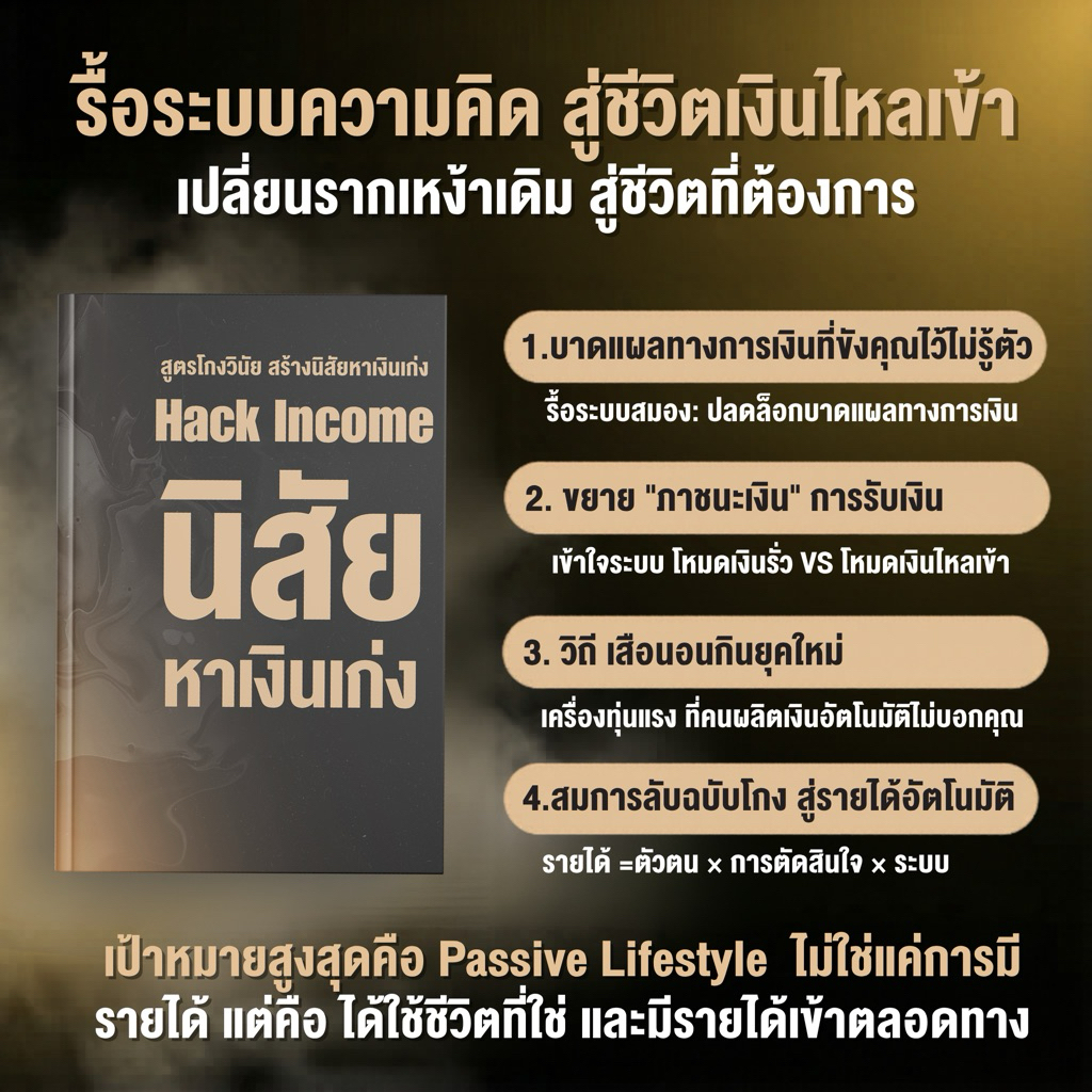 นิสัยหาเงินเก่ง Hack Income