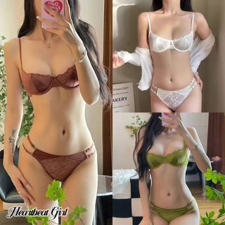 ชุดชั้นในลูกไม้ ชุดชั้นในเซ็กซี่ คอวีลึก ดีไซน์ดันทรง ป้องกันหน้าอกหย่อนคล้อย เซ็กซี่และเย้ายวน จัดส่งรวดเร็ว
