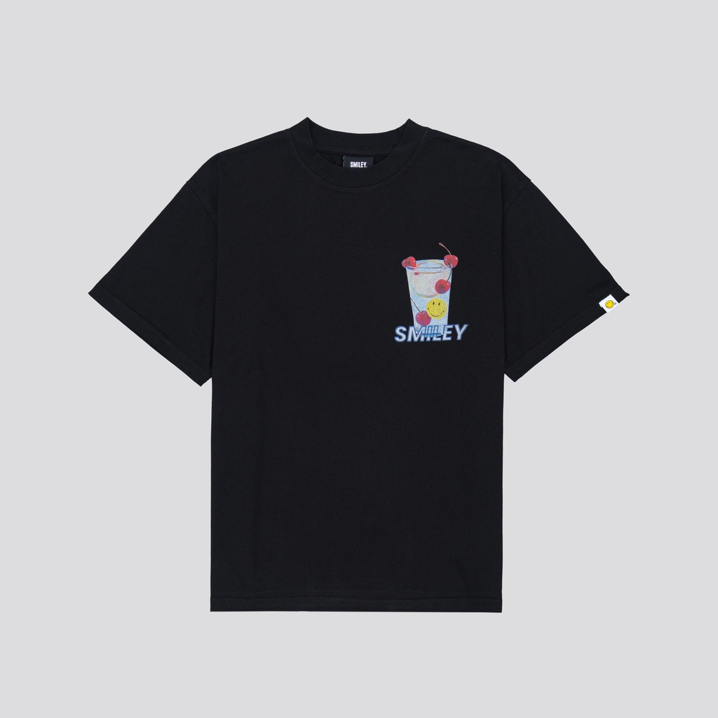 SMILEY® BLACK BERRY INTENSE RELAX TEE SHIRT
