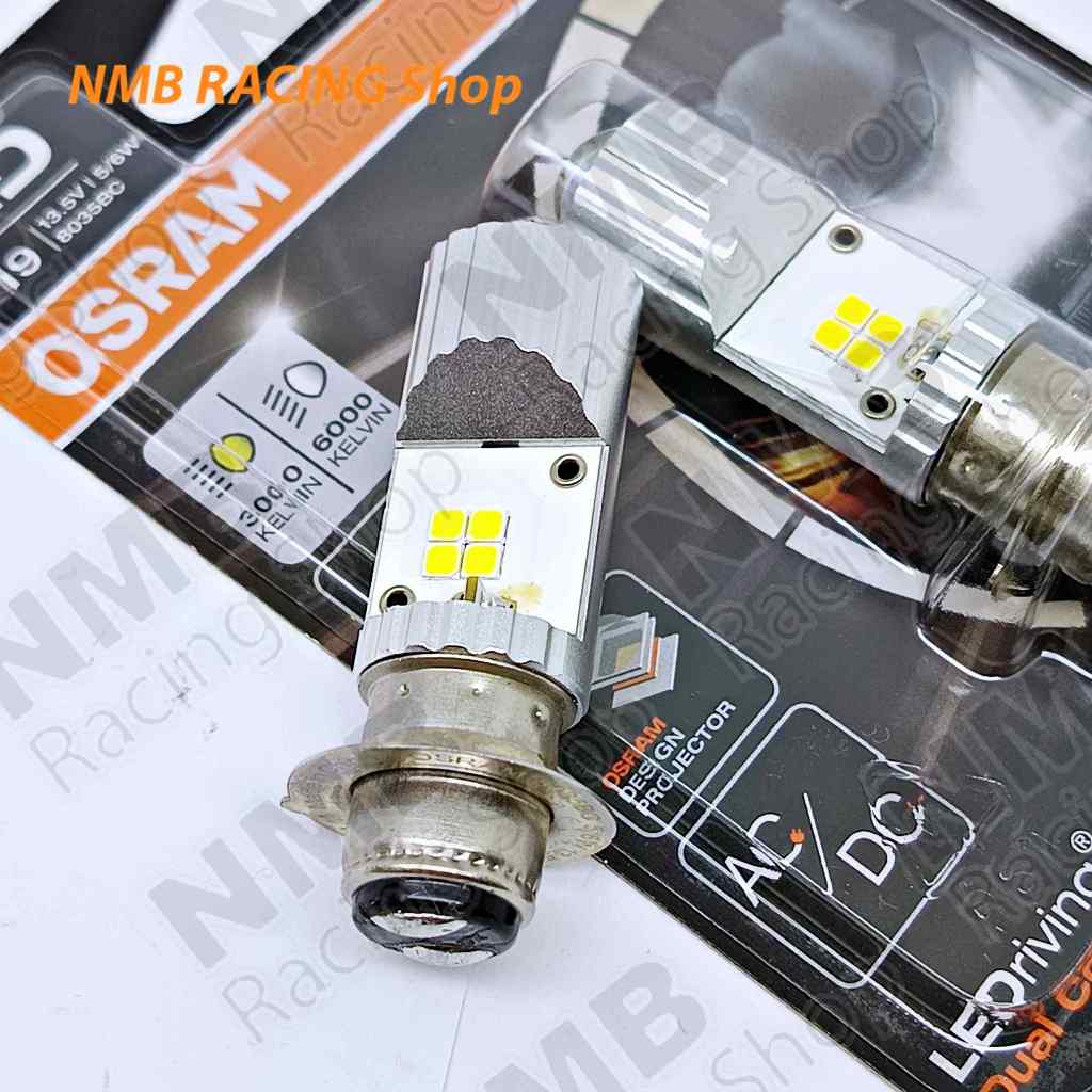 ของแท้ 100% หลอดไฟหน้า LED OSRAM PRO ออสแรม M5 (T19) AC/DC ไฟต่ำแสงขาวแบบ Projector 6000K ไฟสูงแบบ L