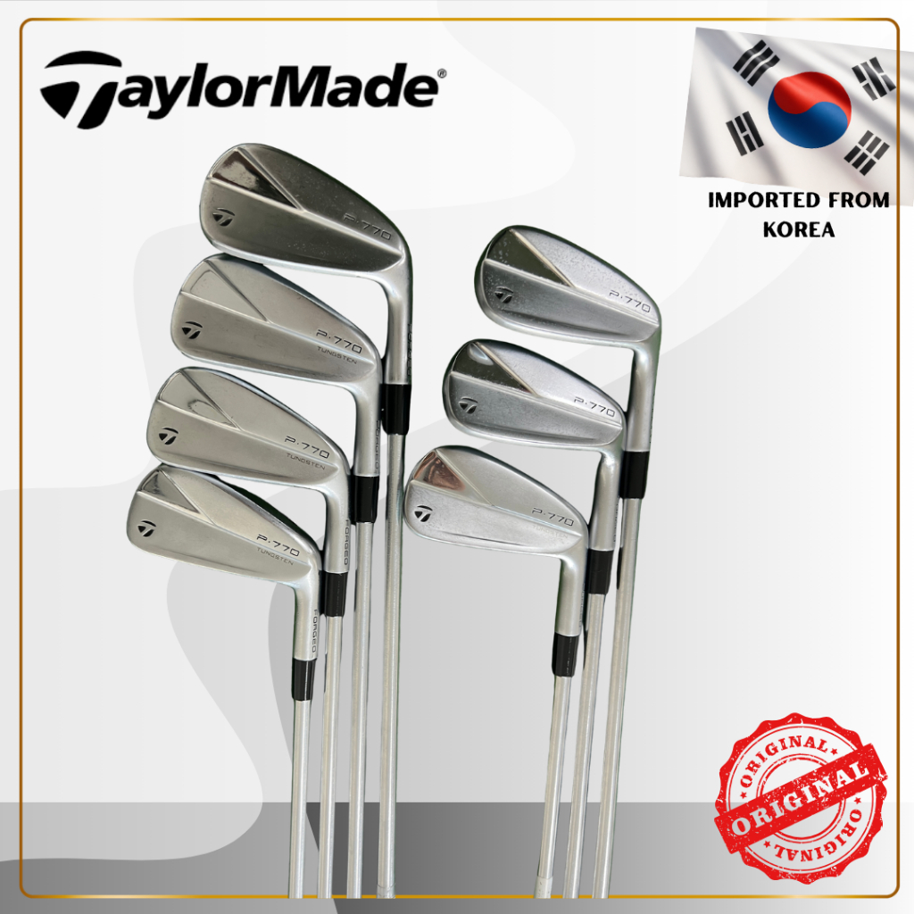 ✨(ชุดไม้เหล็กมือสอง) TaylorMade P770 gen 3 Project X 7 Iron- for Man Shaft : Project X 105g - Flex :