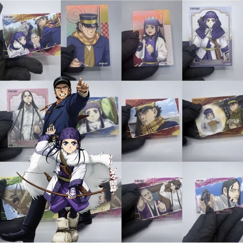 (พร้อมส่ง/แท้ ✅️) ของสะสม อนิเมะ การ์ด โกเดนคามุย golden kamuy cardd saichi asirpa yoshitage ไซจิ อาซึริปะ โยชิทาเกะ