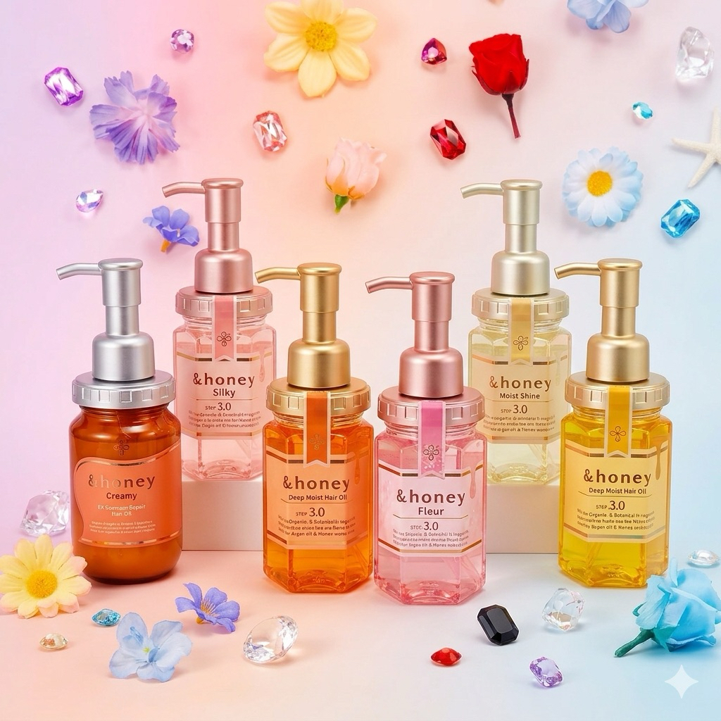 พร้อมส่ง &Honey Hair Oil ออยล์บำรุงผมสูตรออแกนิค มี6 สูตรเลือกเลยค่า