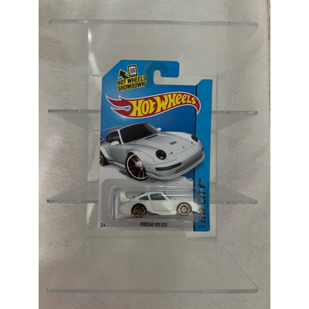 Hot wheels PORSCHE 993 GT2 HW CITY NIGHT BURNERZ 27 OF 250 (White)